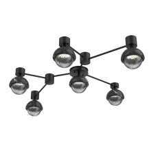 Hammerton SMB0093-HL-MB-S-L3-BM - Cabochon Flush Mount Wall Sconce Matte Black