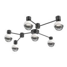 Hammerton SMB0093-HL-MB-S-L3-WI - Cabochon Flush Mount Wall Sconce Matte Black
