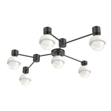 Hammerton SMB0093-HL-MB-WL-L3-WI - Cabochon Flush Mount Wall Sconce Matte Black