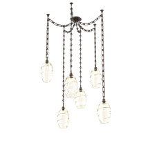 Hammerton SNB0035-06-FB-OA-CH3-E2 - Ellisse Multi Light Pendant Multi Port Canopy Flat Bronze