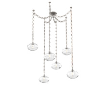 Hammerton SNB0036-06-BS-OC-CH2-E2 - Coppa Multi Light Pendant Multi Port Canopy Beige Silver