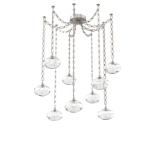Hammerton SNB0036-09-BS-OC-CH2-E2 - Coppa Multi Light Pendant Multi Port Canopy Beige Silver