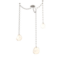 Hammerton SNB0039-03-BS-A-CH1-L3 - Gem Multi Light Pendant Multi Port Canopy Beige Silver