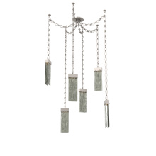 Hammerton SNB0042-06-BS-SG-CH1-L1 - Parallel Multi Light Pendant Multi Port Canopy Beige Silver