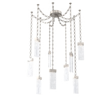 Hammerton SNB0042-09-BS-CG-CH1-L1 - Parallel Multi Light Pendant Multi Port Canopy Beige Silver