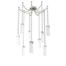 Hammerton SNB0042-09-BS-CR-CH2-L1 - Parallel Multi Light Pendant Multi Port Canopy Beige Silver