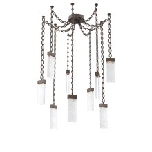 Hammerton SNB0042-09-FB-CR-CH2-L3 - Parallel Multi Light Pendant Multi Port Canopy Flat Bronze