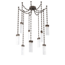 Hammerton SNB0042-09-FB-CR-CH3-L3 - Parallel Multi Light Pendant Multi Port Canopy Flat Bronze