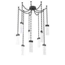 Hammerton SNB0042-09-MB-CG-CH1-L1 - Parallel Multi Light Pendant Multi Port Canopy Matte Black