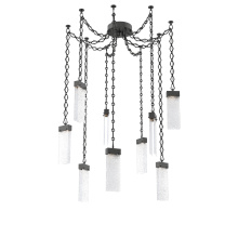 Hammerton SNB0042-09-MB-CR-CH1-L1 - Parallel Multi Light Pendant Multi Port Canopy Matte Black