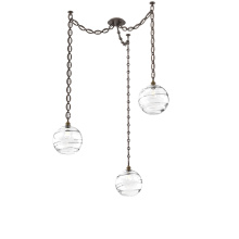 Hammerton SNB0047-03-FB-OC-CH2-E2 - Terra Multi Light Pendant Multi Port Canopy Flat Bronze