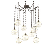 Hammerton SNB0047-09-FB-OA-CH1-E2 - Terra Multi Light Pendant Multi Port Canopy Flat Bronze