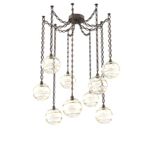 Hammerton SNB0047-09-FB-OA-CH2-E2 - Terra Multi Light Pendant Multi Port Canopy Flat Bronze