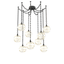 Hammerton SNB0047-09-MB-OA-CH1-E2 - Terra Multi Light Pendant Multi Port Canopy Matte Black