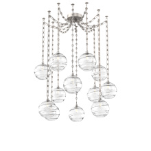 Hammerton SNB0047-12-BS-OC-CH3-E2 - Terra Multi Light Pendant Multi Port Canopy Beige Silver