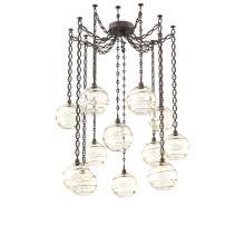 Hammerton SNB0047-12-FB-OA-CH2-E2 - Terra Multi Light Pendant Multi Port Canopy Flat Bronze