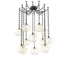 Hammerton SNB0047-12-MB-OA-CH3-E2 - Terra Multi Light Pendant Multi Port Canopy Matte Black