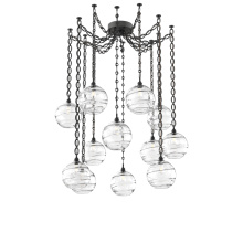 Hammerton SNB0047-12-MB-OC-CH2-E2 - Terra Multi Light Pendant Multi Port Canopy Matte Black