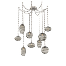 Hammerton SNB0048-09-BS-OS-CH1-E2 - Misto Multi Light Pendant Multi Port Canopy Beige Silver