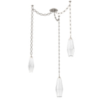 Hammerton SNB0049-03-BS-RC-CH2-L3 - Aalto Multi Light Pendant Multi Port Canopy Beige Silver
