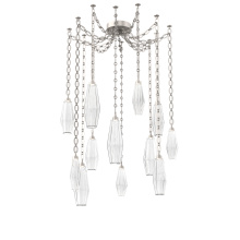 Hammerton SNB0049-12-BS-RC-CH2-L3 - Aalto Multi Light Pendant Multi Port Canopy Beige Silver