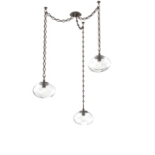 Hammerton SNB0064-03-FB-C-CH1-E2 - Nova Round 3pc Swag Multi-Pendant Chain (Bulb)