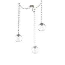 Hammerton SNB0066-03-BS-FC-CH2-L3 - Aster LED Multi Light Pendant Multi Port Canopy Beige Silver