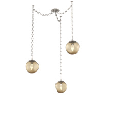 Hammerton SNB0066-03-BS-GB-CH1-L3 - Aster LED Multi Light Pendant Multi Port Canopy Beige Silver