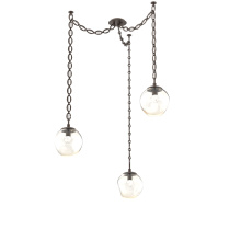 Hammerton SNB0066-03-FB-FA-CH2-L1 - Aster LED Multi Light Pendant Multi Port Canopy Flat Bronze