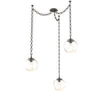 Hammerton SNB0066-03-FB-GA-CH1-L1 - Aster LED Multi Light Pendant Multi Port Canopy Flat Bronze
