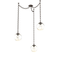 Hammerton SNB0066-03-FB-ZA-CH1-L3 - Aster LED Multi Light Pendant Multi Port Canopy Flat Bronze