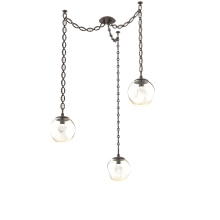 Hammerton SNB0066-03-FB-ZA-CH2-L1 - Aster LED Multi Light Pendant Multi Port Canopy Flat Bronze