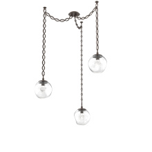 Hammerton SNB0066-03-FB-ZC-CH2-L1 - Aster LED Multi Light Pendant Multi Port Canopy Flat Bronze