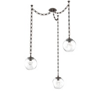 Hammerton SNB0066-03-FB-ZC-CH3-L1 - Aster LED Multi Light Pendant Multi Port Canopy Flat Bronze