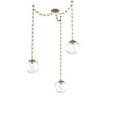 Hammerton SNB0066-03-GB-FC-CH3-L1 - Aster LED Multi Light Pendant Multi Port Canopy Gilded Brass