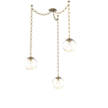 Hammerton SNB0066-03-GB-GA-CH1-L1 - Aster LED Multi Light Pendant Multi Port Canopy Gilded Brass