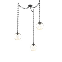Hammerton SNB0066-03-MB-FA-CH1-L3 - Aster LED Multi Light Pendant Multi Port Canopy Matte Black