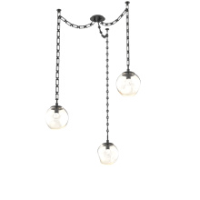 Hammerton SNB0066-03-MB-FA-CH3-L1 - Aster LED Multi Light Pendant Multi Port Canopy Matte Black