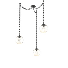 Hammerton SNB0066-03-MB-ZA-CH3-L3 - Aster LED Multi Light Pendant Multi Port Canopy Matte Black