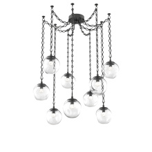 Hammerton SNB0066-09-MB-FC-CH1-L3 - Aster LED Multi Light Pendant Multi Port Canopy Matte Black