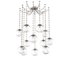 Hammerton SNB0066-12-BS-GC-CH3-L3 - Aster Round 12pc Swag Multi-Pendant Chain (LED)