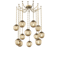 Hammerton SNB0066-12-GB-GB-CH1-L3 - Aster LED Multi Light Pendant Multi Port Canopy Gilded Brass
