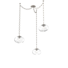 Hammerton SNB0068-03-BS-FC-CH1-L1 - Nova LED Multi Light Pendant Beige Silver