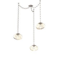 Hammerton SNB0068-03-BS-GA-CH1-L3 - Nova LED Multi Light Pendant Beige Silver