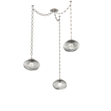 Hammerton SNB0068-03-BS-ZS-CH2-L1 - Nova LED Multi Light Pendant Beige Silver