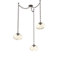 Hammerton SNB0068-03-FB-FA-CH1-L1 - Nova LED Multi Light Pendant Flat Bronze