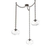 Hammerton SNB0068-03-FB-FC-CH2-L3 - Nova LED Multi Light Pendant Flat Bronze