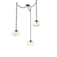 Hammerton SNB0068-03-FB-ZA-CH3-L1 - Nova LED Multi Light Pendant Flat Bronze