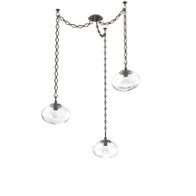 Hammerton SNB0068-03-FB-ZC-CH1-L1 - Nova LED Multi Light Pendant Flat Bronze
