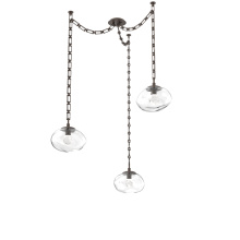 Hammerton SNB0068-03-FB-ZC-CH3-L1 - Nova LED Multi Light Pendant Flat Bronze